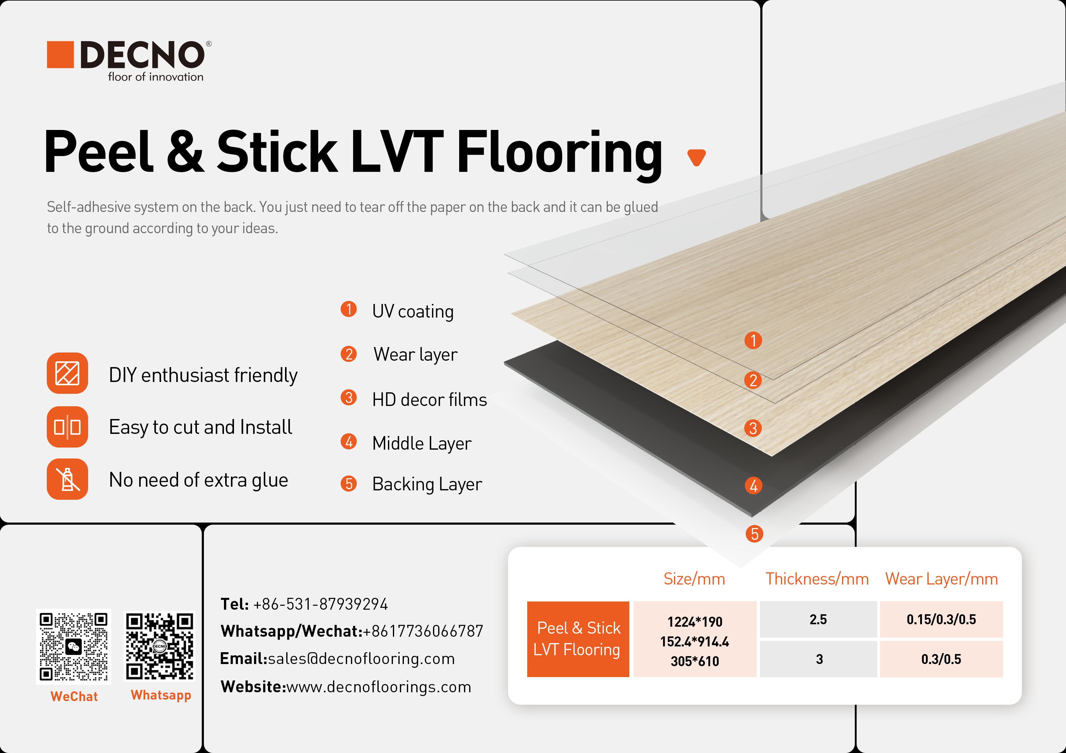 4 أنواع من أرضيات LVT