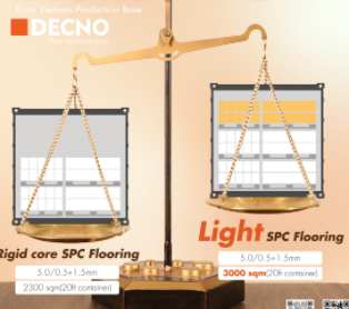 أرضيات SPC خفيفة الوزن｜DECNO